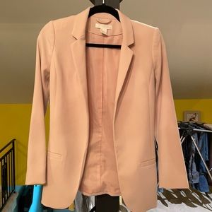 H&M blush pink blazer.